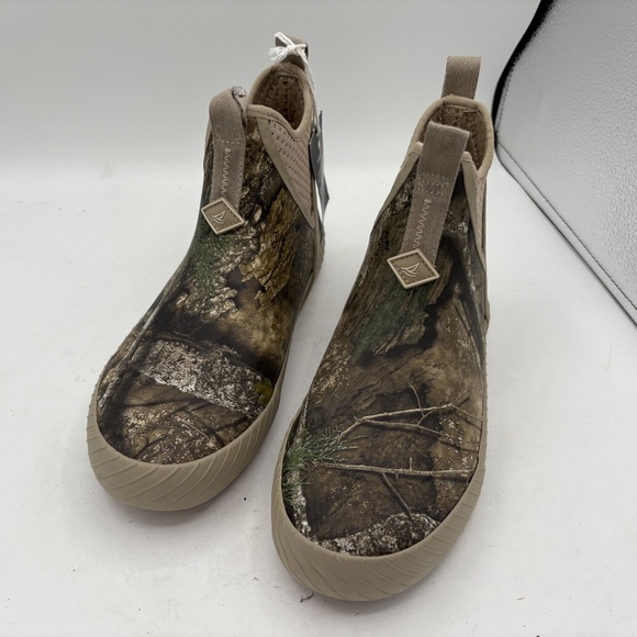 NWT Sperry cutwater deck shoes/ Boots Realtree camo olive Size 9 - Picture 2 of 12